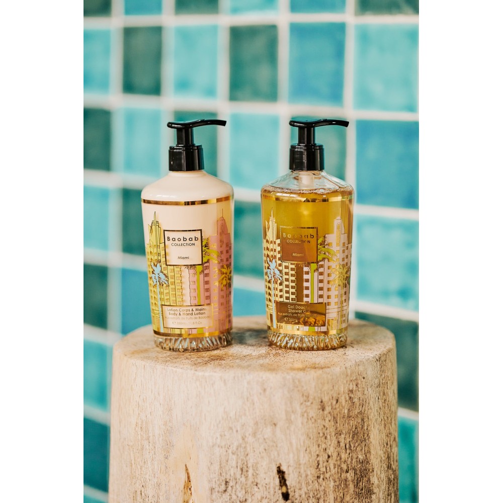 Coffret cadeau Miami Lotion corps & mains et gel douche