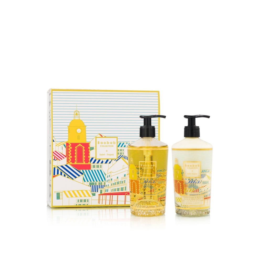 Coffret cadeau à Saint- Tropez lotion corps & mains et gel douche