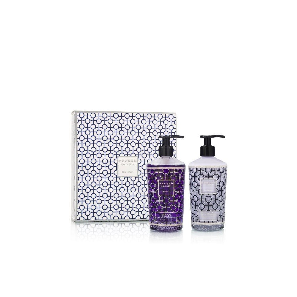 Coffret cadeau GENTLEMAN lotion corps & mains et gel douche