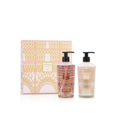 Coffret cadeau  PARIS Lotion corps & mains et gel lavant mains