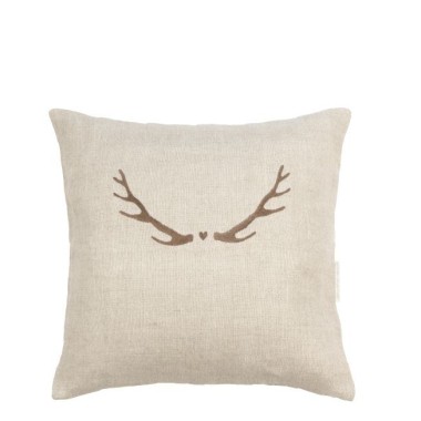 Housse de coussin cerf 50x50