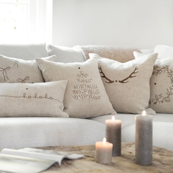 Housse de coussin cerf 50x50