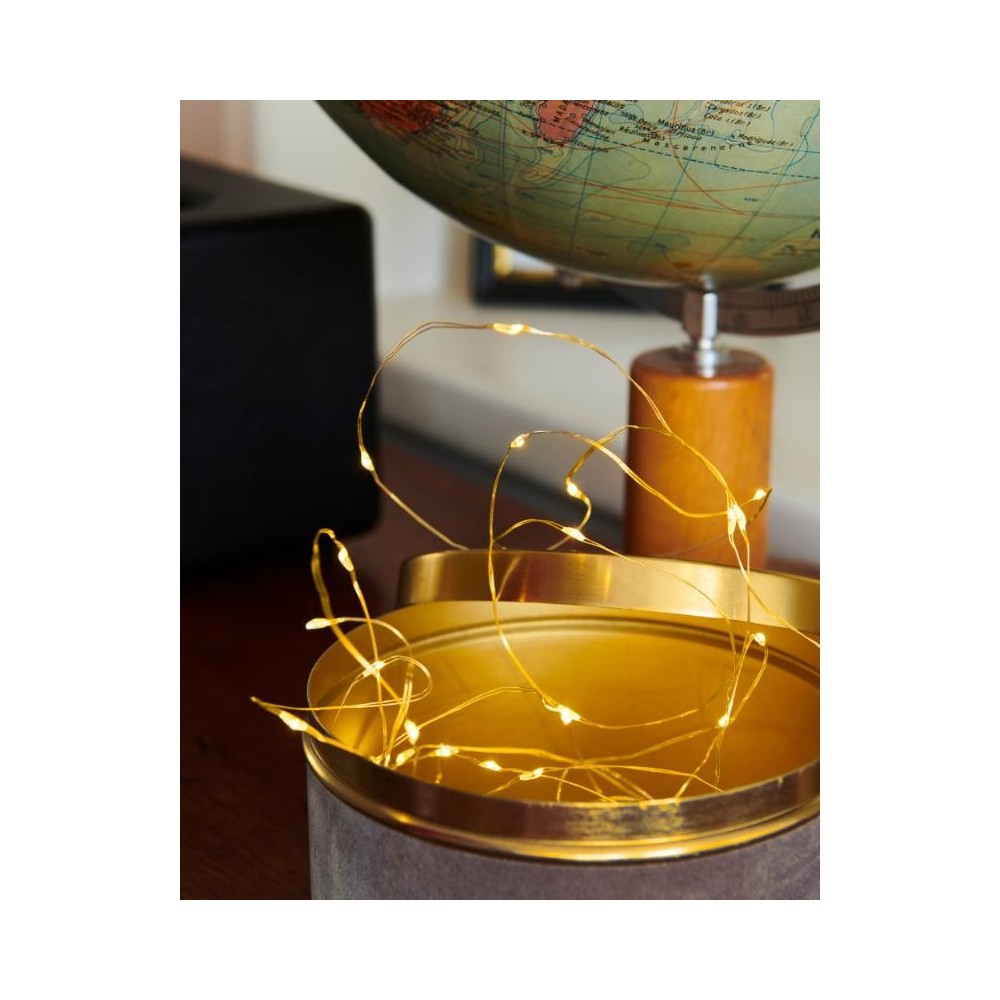 Guirlande lumineuse 20L fil doré Guirlande lumineuse 20L fil doré