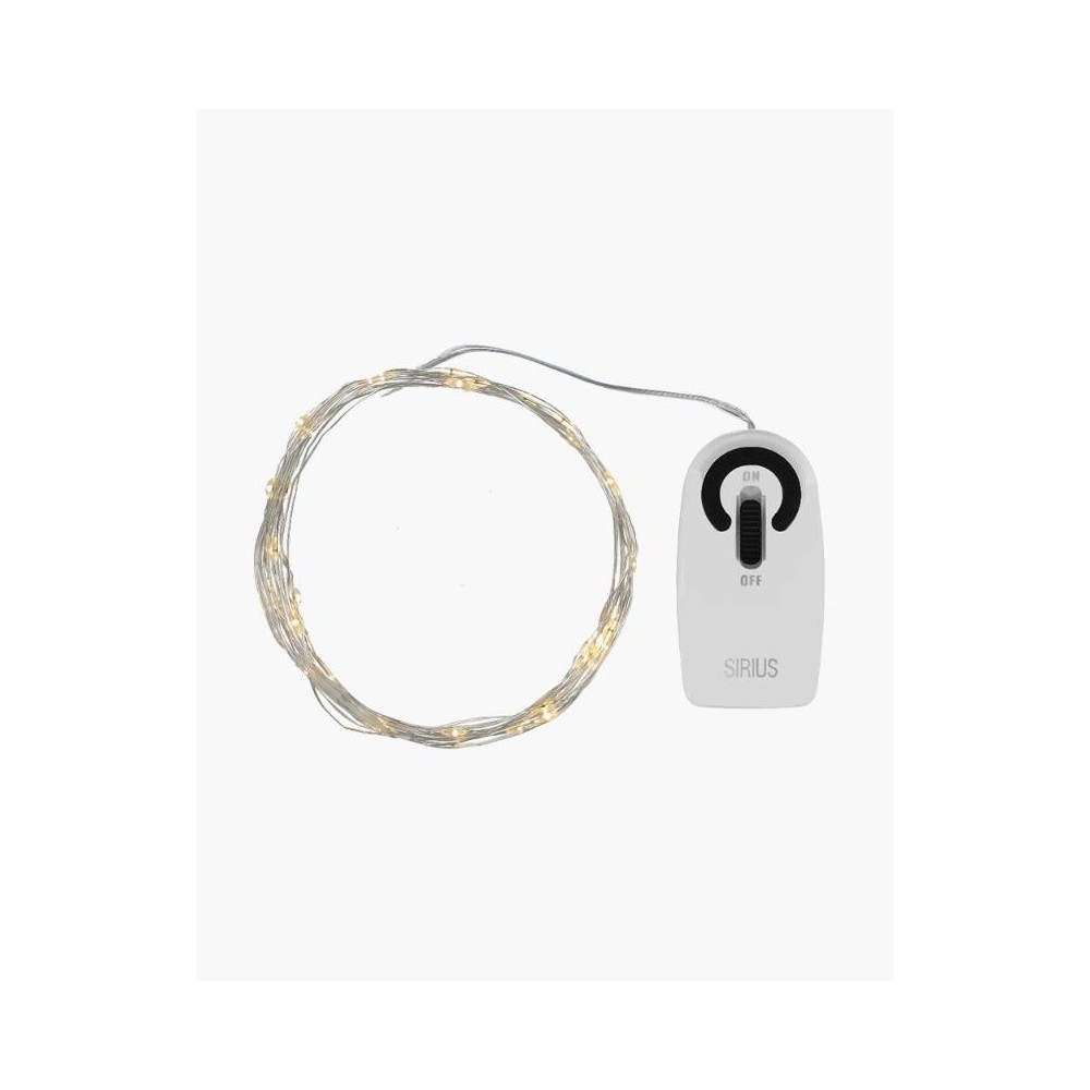 Guirlande lumineuse 40L fil argenté