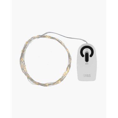 Guirlande lumineuse 40L fil argenté