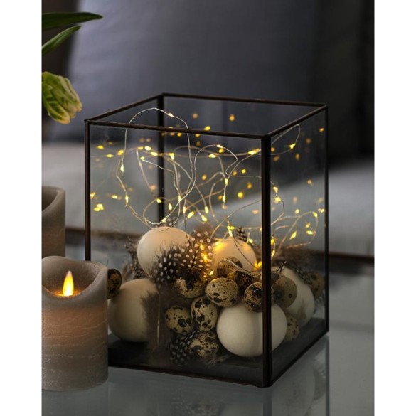 Guirlande lumineuse 40L fil argenté