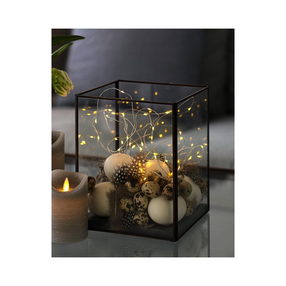 Guirlande lumineuse 40L fil argenté Guirlande lumineuse 40L fil argenté