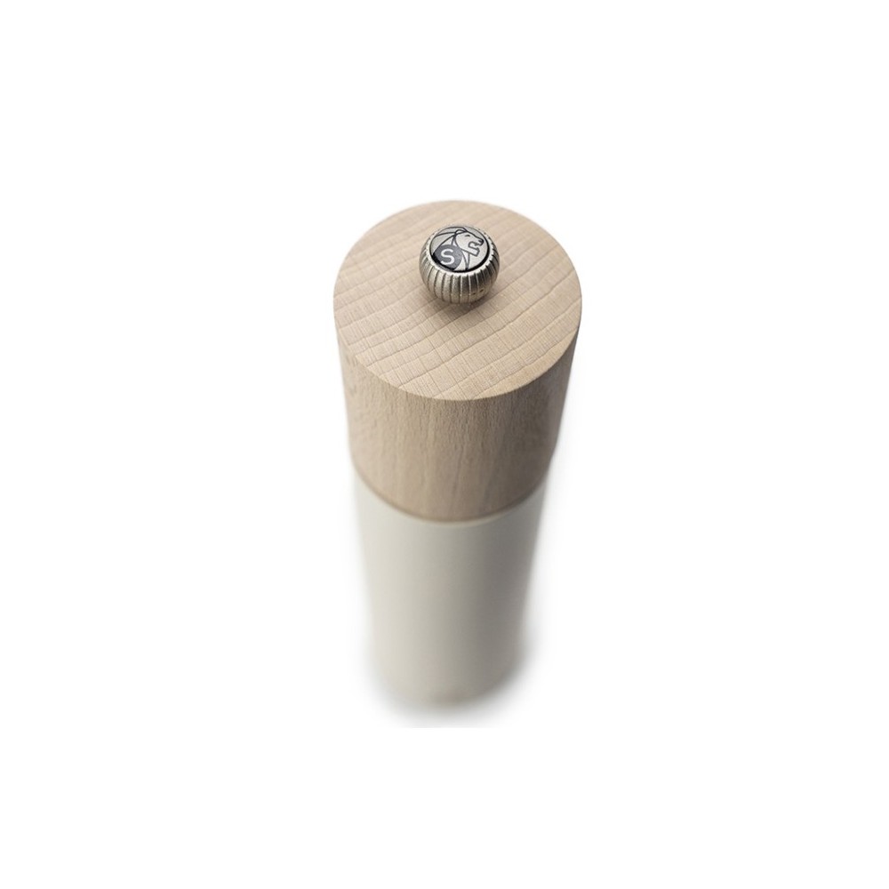 Moulin à sel manuel Boréal – Bois blanc plume, 21 cm