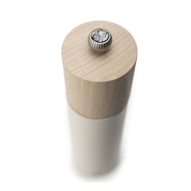 Moulin à sel manuel Boréal – Bois blanc plume, 21 cm