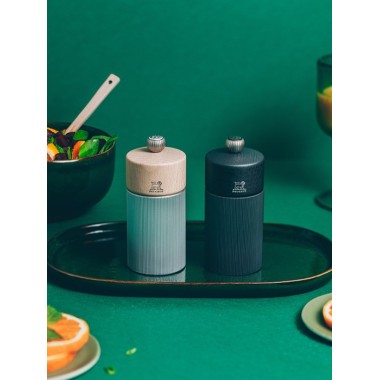 Moulin à sel manuel Line – Carbone, 12 cm"