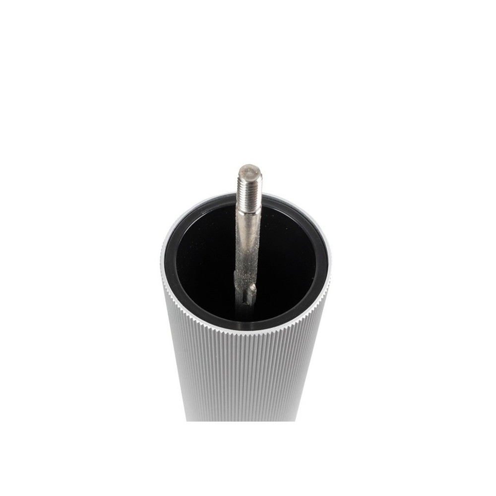Moulin à sel manuel Line – Bois et aluminium, 22 cm