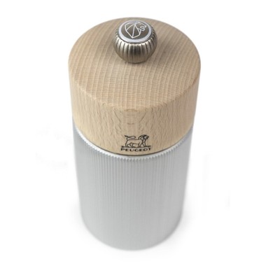 Moulin à sel manuel Line – Aluminium, 18 cm
