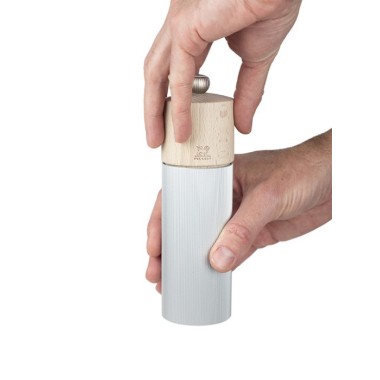 Moulin à sel manuel Line – Aluminium, 18 cm