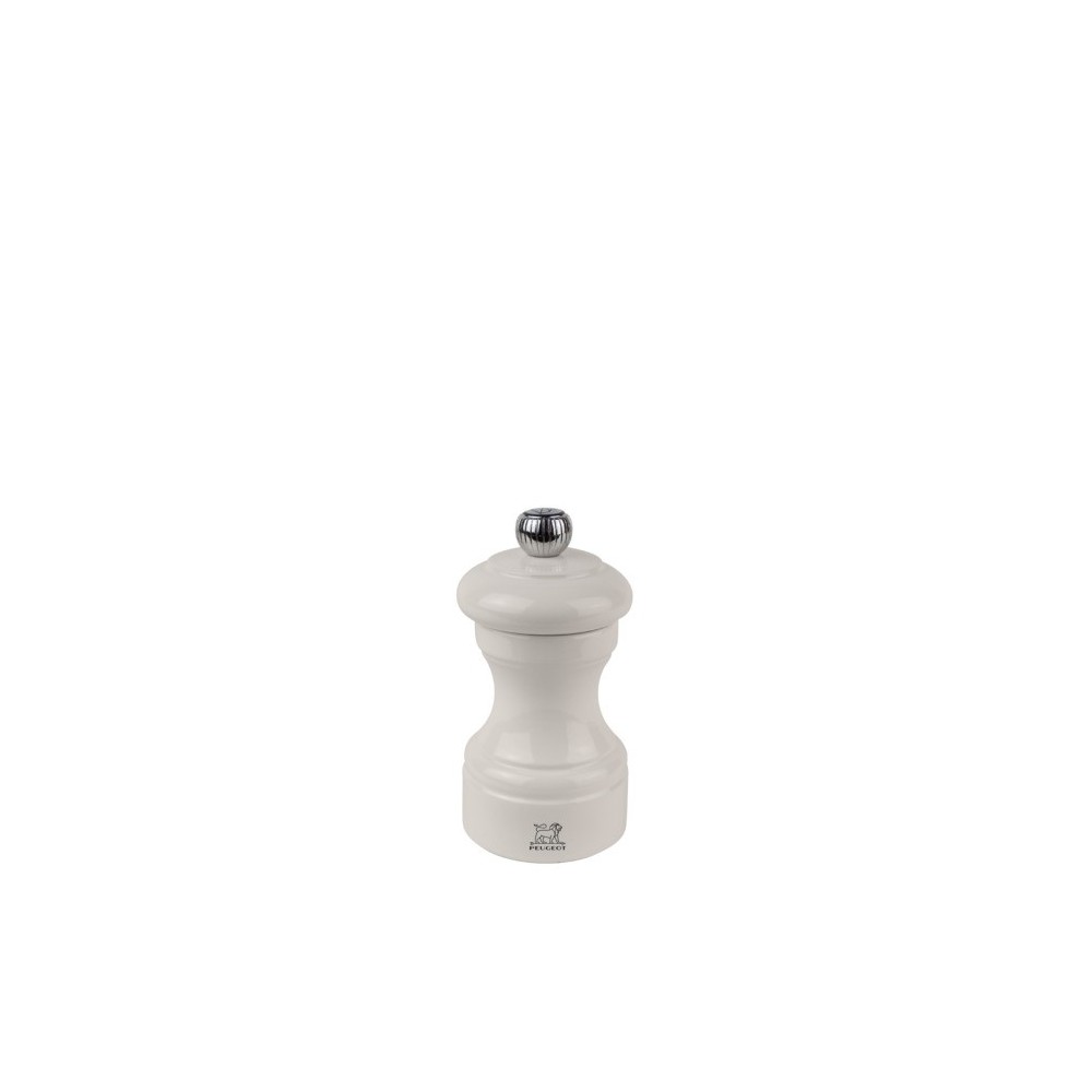 Moulin à poivre manuel Bistro – Bois laqué ivoire, 10 cm