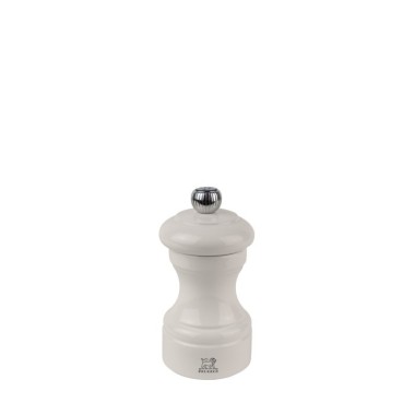 Moulin à poivre manuel Bistro – Bois laqué ivoire, 10 cm