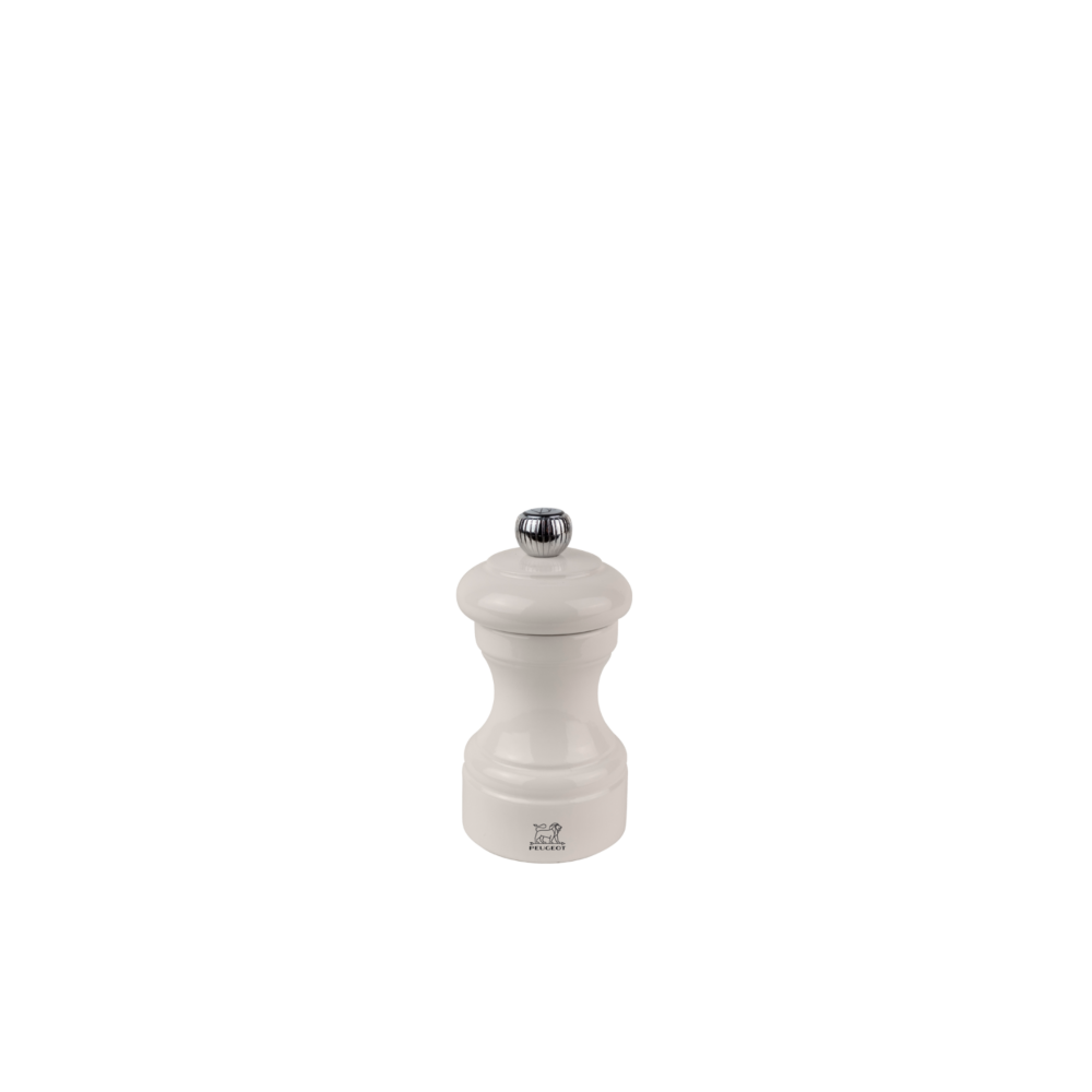 Moulin à poivre manuel Bistro – Bois laqué ivoire, 10 cm