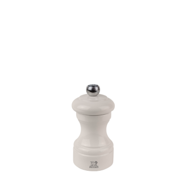 Moulin à poivre manuel Bistro – Bois laqué ivoire, 10 cm