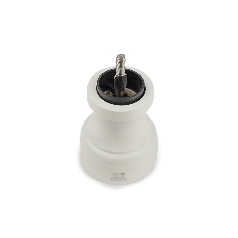 Moulin à poivre manuel Bistro – Bois laqué ivoire, 10 cm