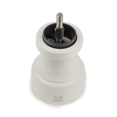 Moulin à poivre manuel Bistro – Bois laqué ivoire, 10 cm