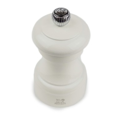 Moulin à poivre manuel Bistro – Bois laqué ivoire, 10 cm