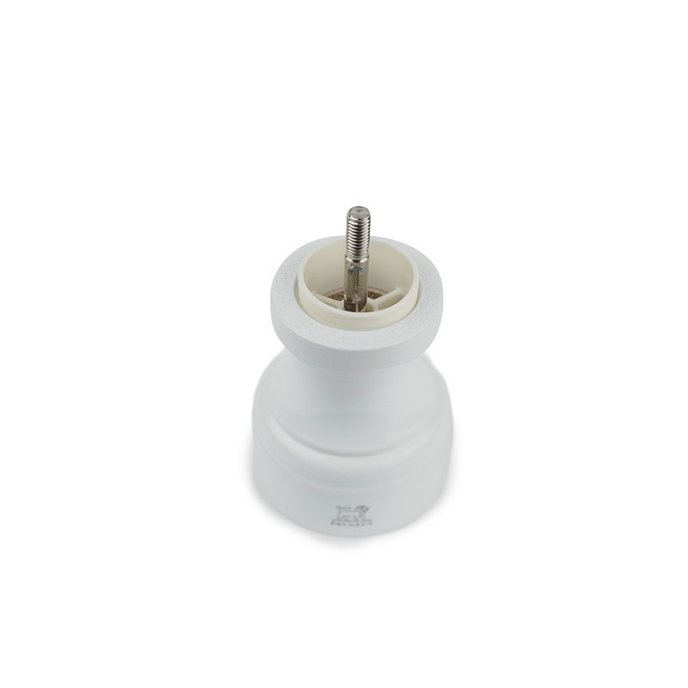 Moulin à sel manuel Bistro – Bois laqué gris perle, 10 cm