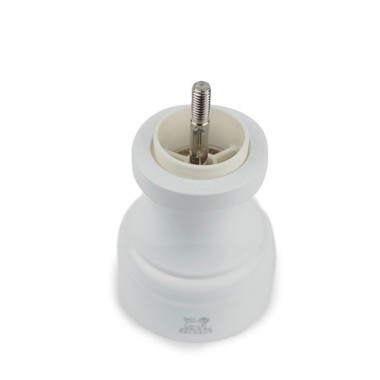 Moulin à sel manuel Bistro – Bois laqué gris perle, 10 cm