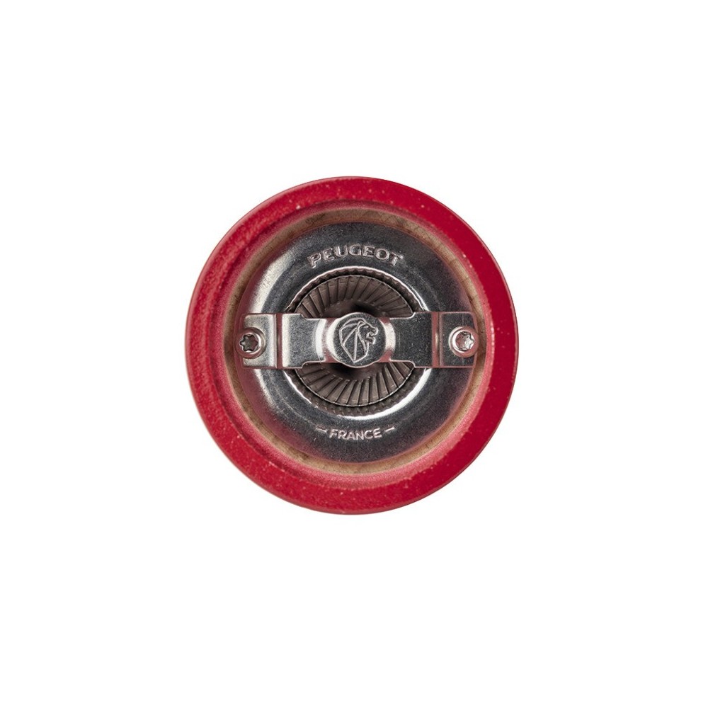 Moulin à sel manuel Bistro – Bois laqué rouge passion, 10 cm