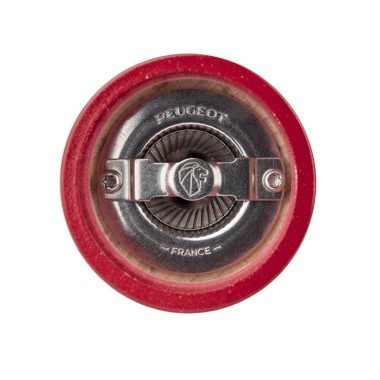 Moulin à sel manuel Bistro – Bois laqué rouge passion, 10 cm