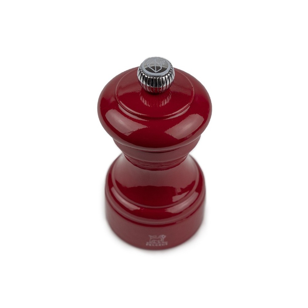 Moulin à sel manuel Bistro – Bois laqué rouge passion, 10 cm