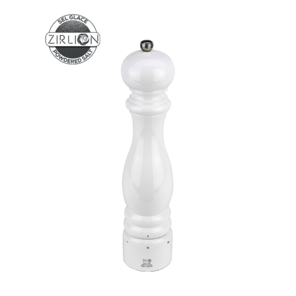 Moulin à sel manuel Paris u’Select – Bois laqué blanc, 30 cm