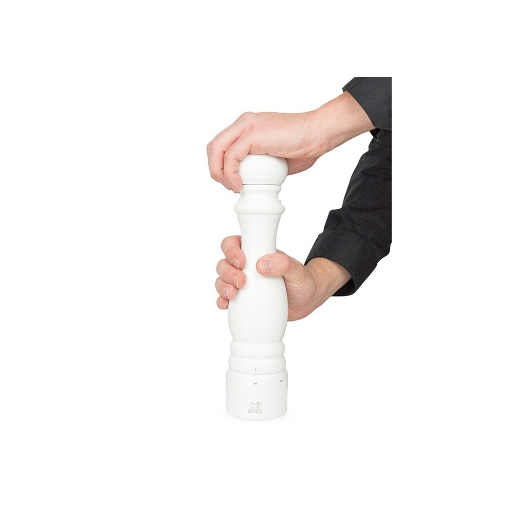 Moulin à sel manuel Paris u’Select – Bois laqué blanc, 30 cm