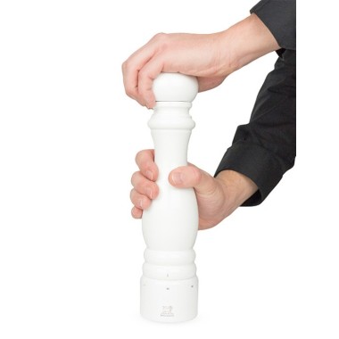 Moulin à sel manuel Paris u’Select – Bois laqué blanc, 30 cm