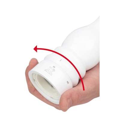 Moulin à sel manuel Paris u’Select – Bois laqué blanc, 30 cm