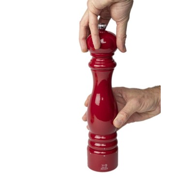 Moulin à sel manuel Paris u’Select – Bois laqué rouge passion, 30 cm