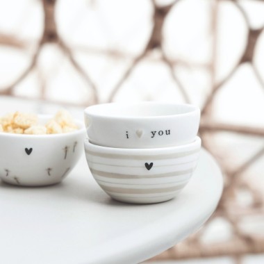 Mini bol Bastion Collection – “I Love You” (6x3 cm)
