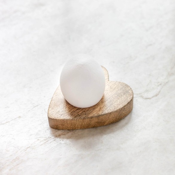 Coquetier en bois Bastion Collection – Egg Cup Wood Natural (8,5 x 8 cm)