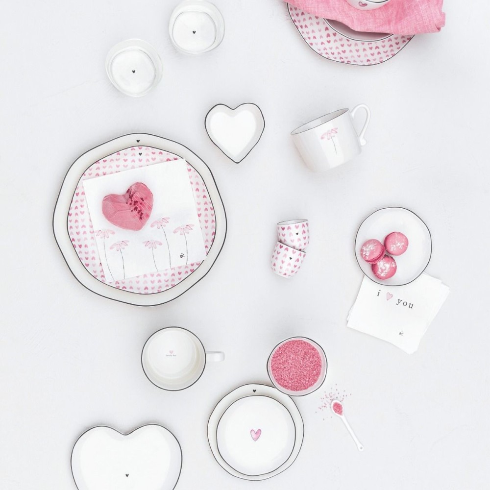 Coquetier Bastion Collection – Cœurs roses (5x5 cm) Coquetier Bastion Collection – Cœurs roses (5x5 cm)