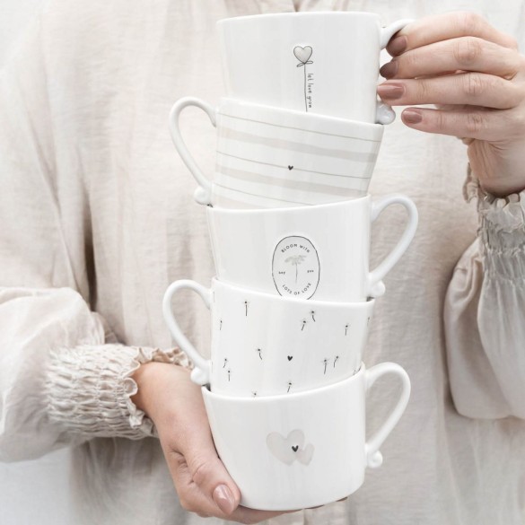Tasse “Bloom with Lots of Love” Bastion Collection – 10 x 8 x 7 cm
