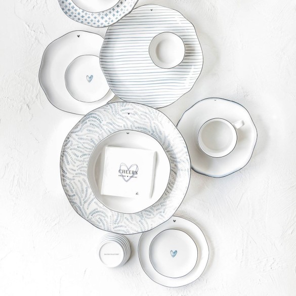Assiette plate Iris Blue – 27 cm