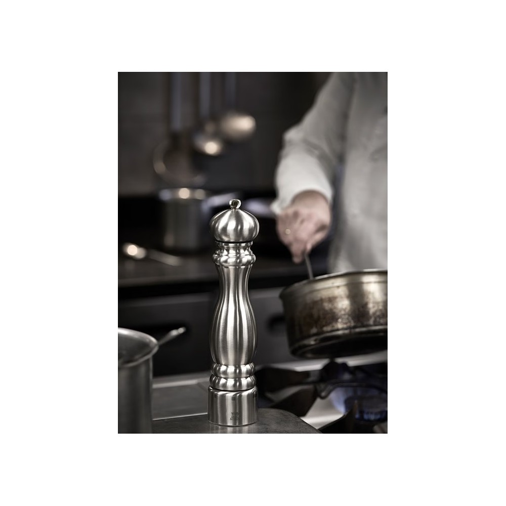 Moulin à sel manuel Paris Chef – Inox, 22 cm