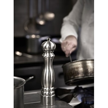 Moulin à sel manuel Paris Chef – Inox, 22 cm