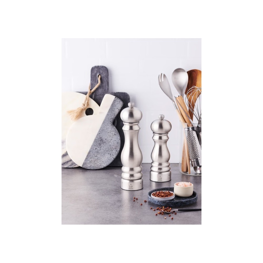 Moulin à sel manuel Paris Chef – Inox, 22 cm Moulin à sel manuel Paris Chef – Inox, 22 cm