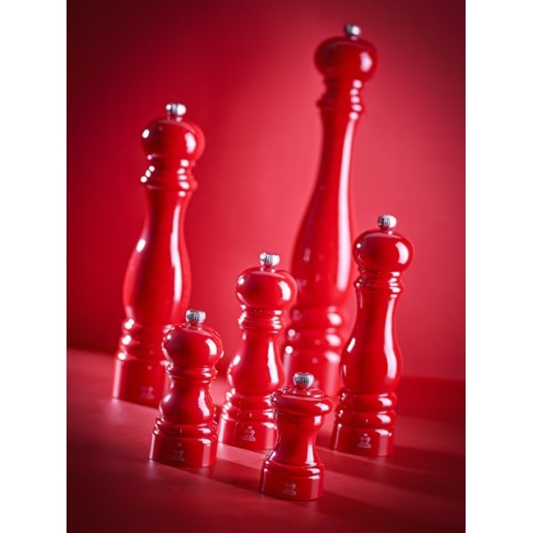 Moulin à sel manuel Paris u’Select – Bois laqué rouge passion, 30 cm