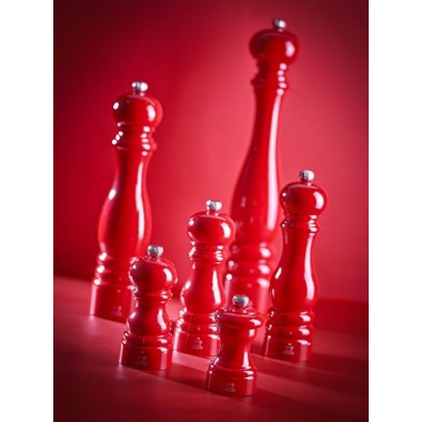 Moulin à sel manuel Paris u’Select – Bois laqué rouge passion, 30 cm