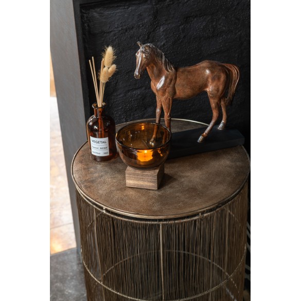 Statue Cheval en résine marron – Taille S (27x8x28 cm)
