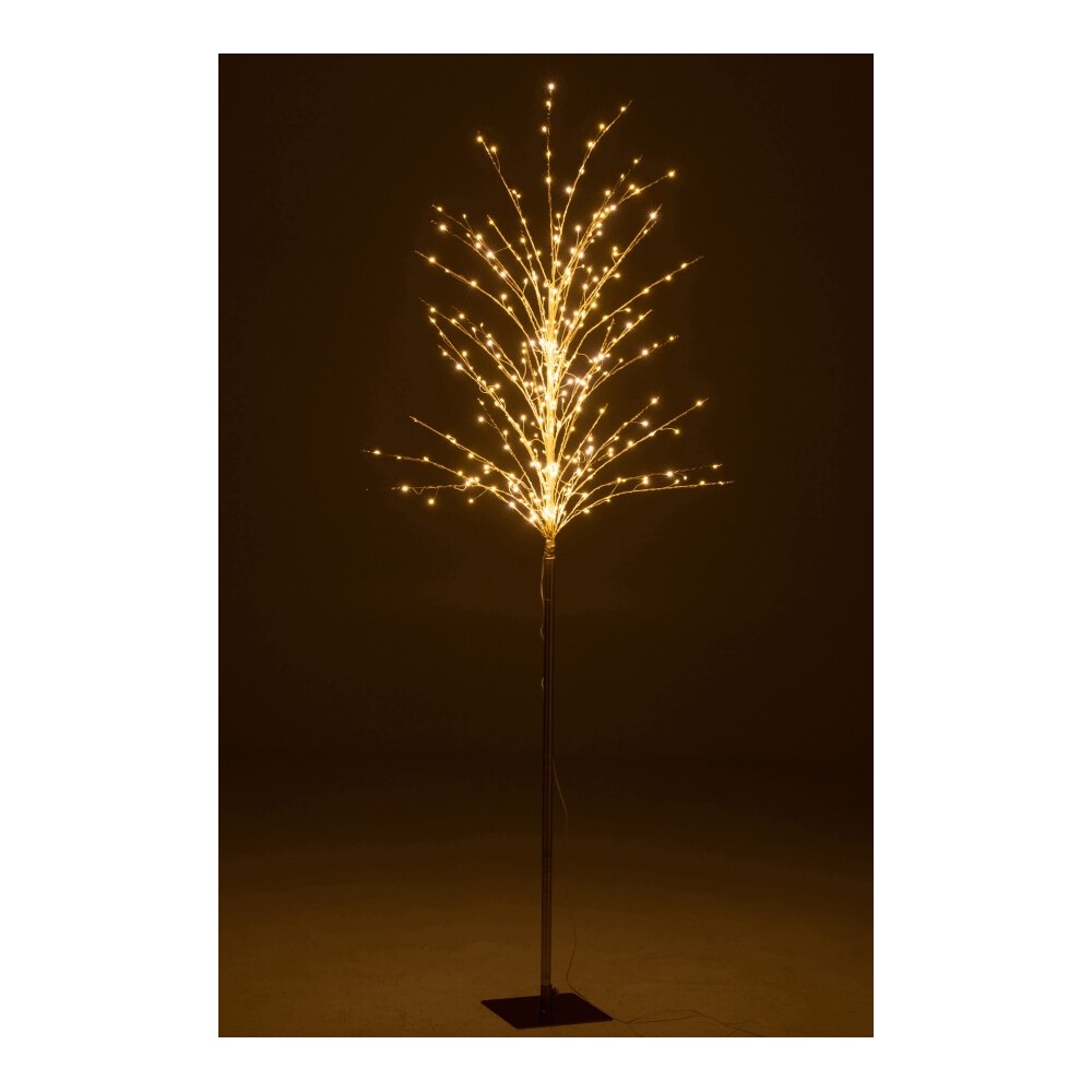 Arbre dénudé doré avec LED – Small, H59 cm