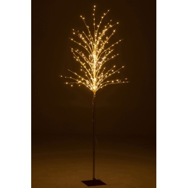 Arbre dénudé doré avec LED – Small, H59 cm
