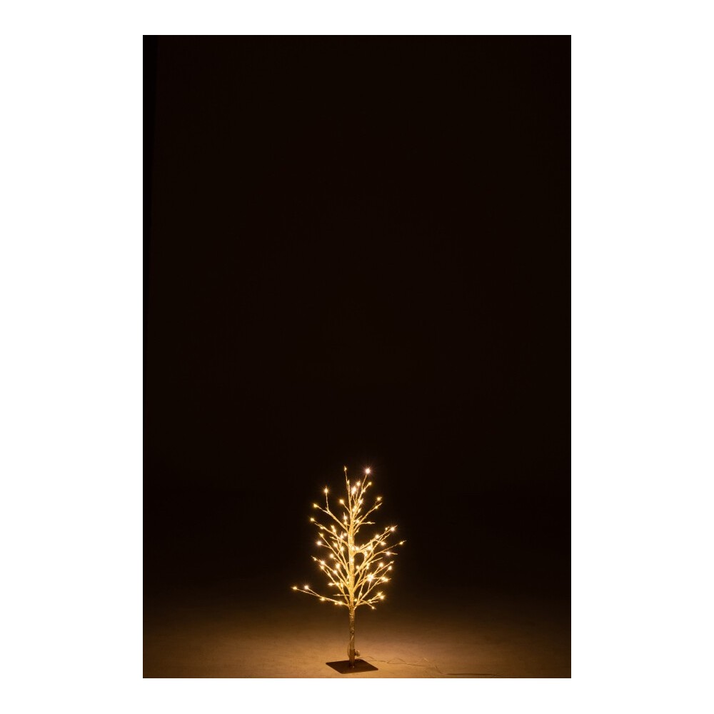 Arbre dénudé doré avec LED – Small, H59 cm
