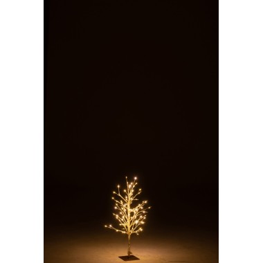 Arbre dénudé doré avec LED – Small, H59 cm