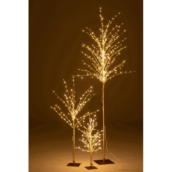 Arbre dénudé doré avec LED – Small, H59 cm